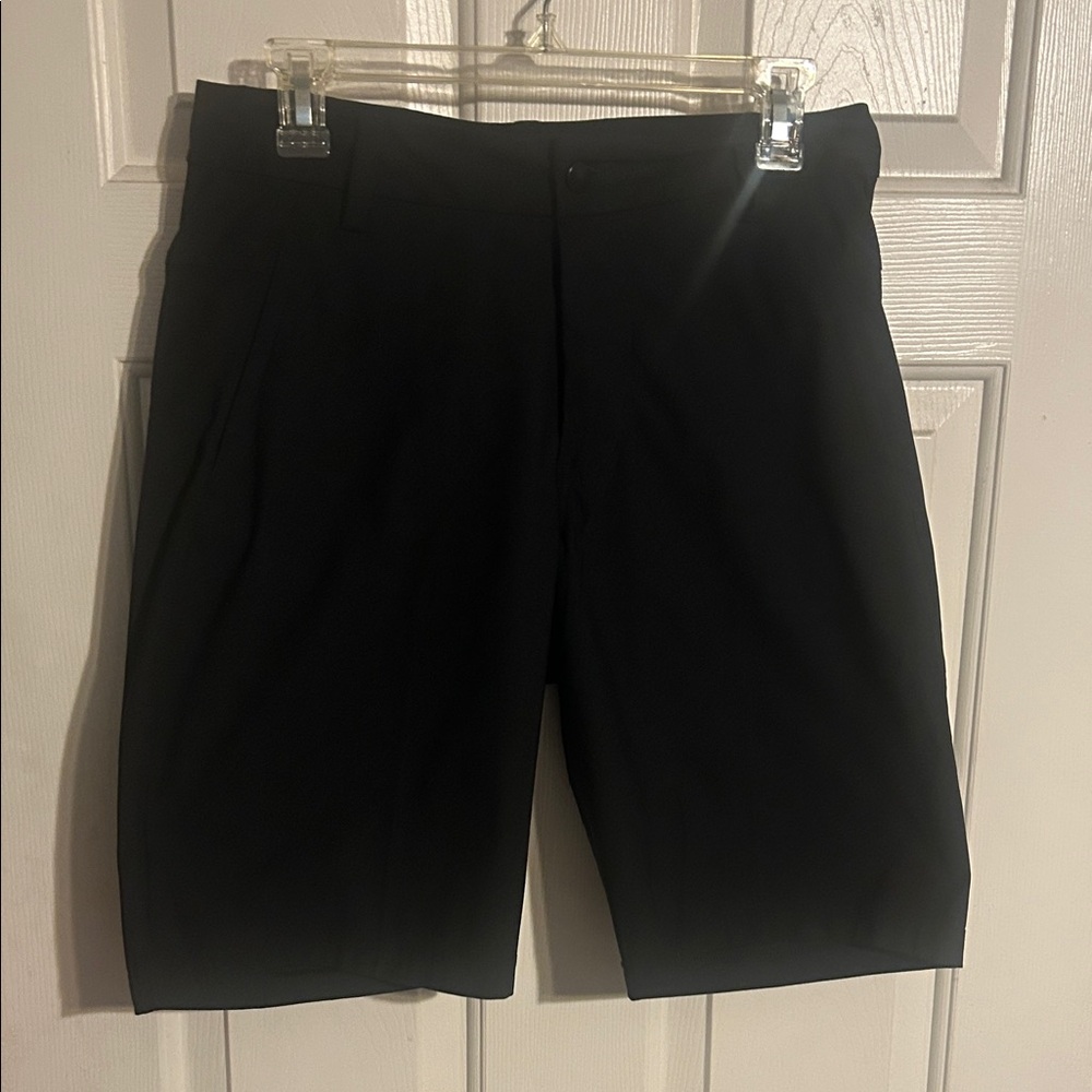lululemon athletica Black Men's Flat-Front Shorts